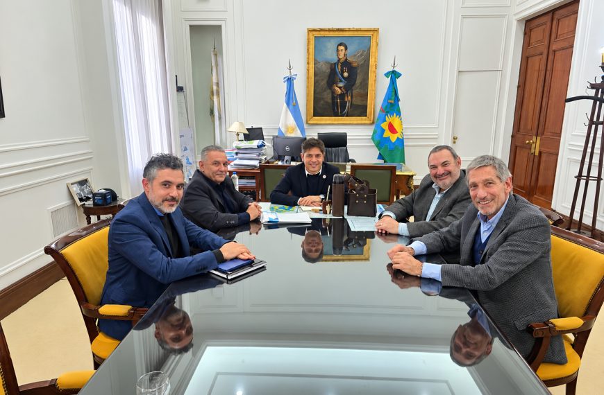 REUNIÓN DE MARTILLEROS BA CON EL GOBERNADOR DE LA PROVINCIA